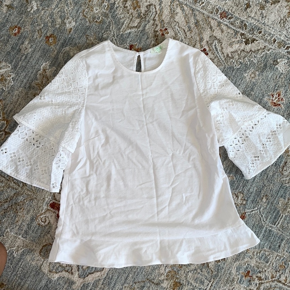 Jade White Top